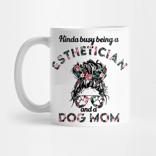 Esthetician woman and dog mom . Perfect present for mother dad friend him or her by SerenityByAlex